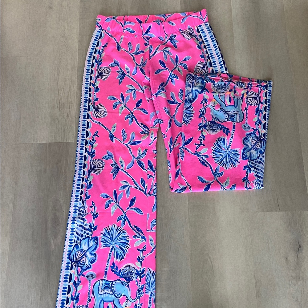 Lilly Pulitzer Pink and Blue Patterned Garment